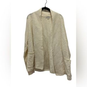 Madewell Cream Open Front Cardigan - Small
